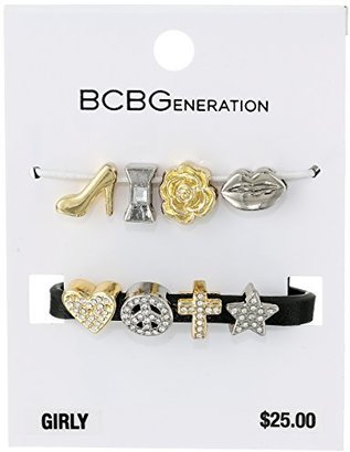 BCBGeneration Girly Pack Charm Bracelet, 9"