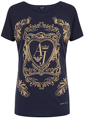Armani Jeans Mirror Regal Crest T-Shirt