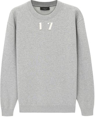 Givenchy 17 grey cotton sweatshirt