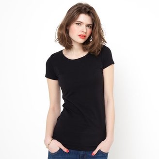 La Redoute R essentiel Short-Sleeved Stretch Cotton T-Shirt