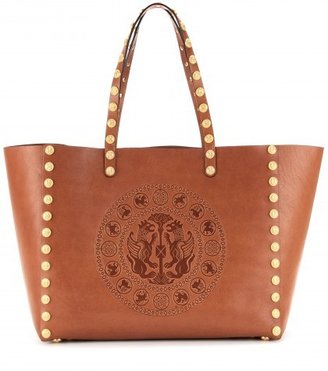 Valentino Gryphon Studs Leather Tote