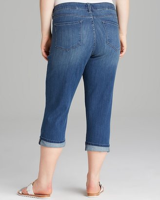 NYDJ Plus Edna Roll Cropped Jeans