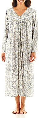 JCPenney Earth Angels Long-Sleeve Snap-Front Ballet Nightgown