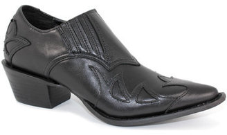 Durango Cowgirl Western Ladies Mid High Heel Shoe (Black)