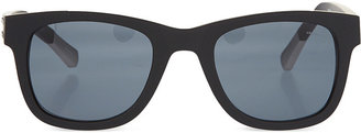 Kris Van Assche Krisvanassche Rubberised Black Sunglasses - for Women