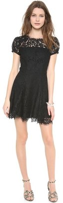 Juicy Couture Neon Corded Lace Dress