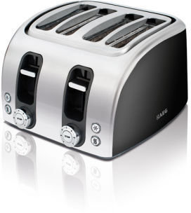 AEG Stainless Steel Toaster - Black