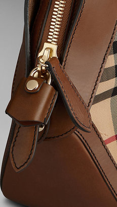 Burberry The Medium Orchard In Horseferry Check