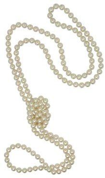 Majorica Pearl Necklace, Organic Man-Made Pearl Endless Rope