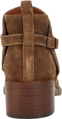 Sartore Side Buckle Tab Ankle Boot-Nude