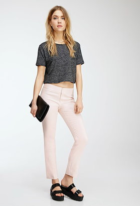 Forever 21 flat-front skinny trousers