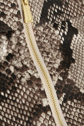 Altuzarra for Target Python-print stretch-cotton twill pencil skirt