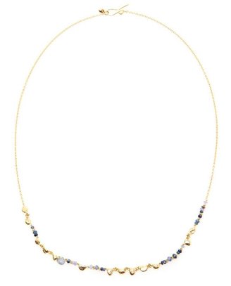 Natasha Collis Sapphire and 18k Gold Necklace