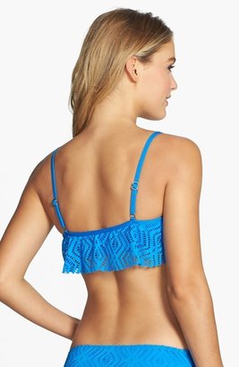 Becca 'Just a Peak' Crochet Flutter Bikini Top