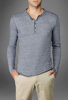 AG Jeans The Long Sleeve Shirt Tail Henley