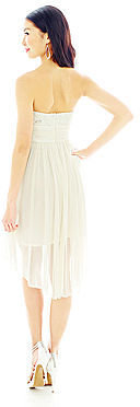 JCPenney BY AND BY by & by High-Low Strapless Dress