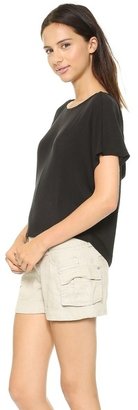 Alice + Olivia AIR by Cowl Back Top
