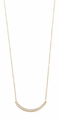 Jennifer Meyer 18k Gold Diamond Stick Necklace