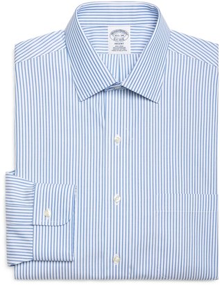 Brooks Brothers Non-Iron Milano Fit Ombre Stripe Dress Shirt