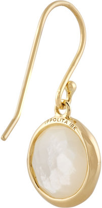 Ippolita Mini Lollipop 18-karat gold mother-of-pearl earrings
