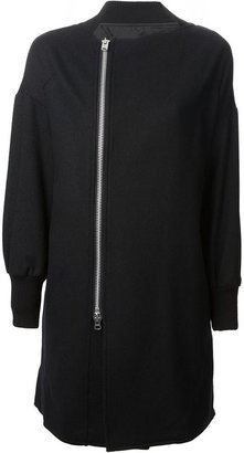 Yohji Yamamoto oversized zip coat