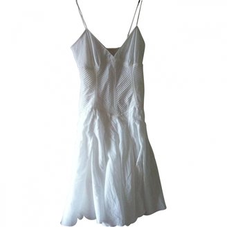 BCBGMAXAZRIA White Cotton Dress