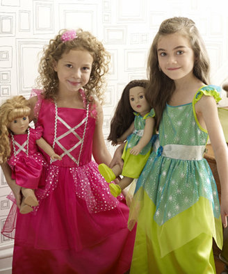 Dollie & Me Hot Pink Princess Dress Set & Doll Outfit - Girls