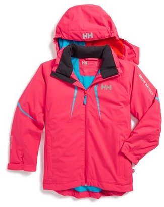 Helly Hansen 'Stoneham' Windproof & Waterproof Snowsport Jacket (Big Girls)