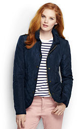 Classic Women's Quilted Jacket Navy