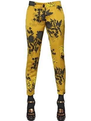 Etro Floral Printed Techno Duchesse Trousers