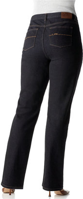 Lauren Jeans Co. Plus Size Straight-Leg Jeans, Nolita Wash