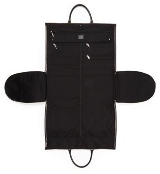hook + ALBERT Men's Saffiano Leather Garment/duffel Bag - Black
