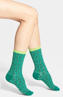 Hot Sox 'Holly Berries & Dots' Crew Socks