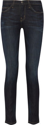 Current/Elliott The Ankle Skinny low-rise jeans