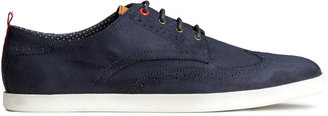 H&M Brogue-patterned Sneakers - Dark blue - Men