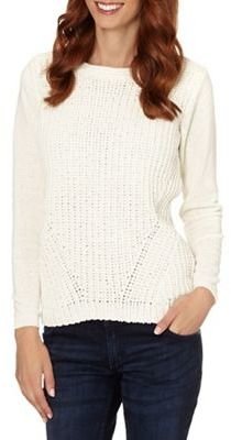 The Collection Cream waffle knit jumper