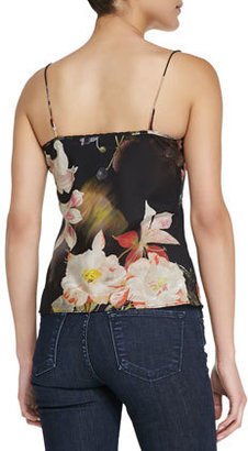 Ted Baker Cynaria Floral Print Scalloped Camisole
