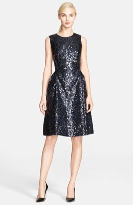 Kate Spade Sequin Fit & Flare Dress