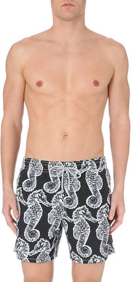 Vilebrequin Seahorse-Print Moorea Swim Shorts - for Men