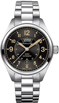 Hamilton men's stainless steel bracelet watch