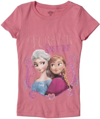 Disney Frozen-Forever Sisters Tee (Kid) - Hot Pink-4