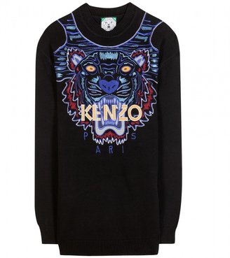 Kenzo Embroidered cotton sweatshirt