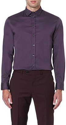 Armani Collezioni Stretch-cotton modern-fit shirt - for Men