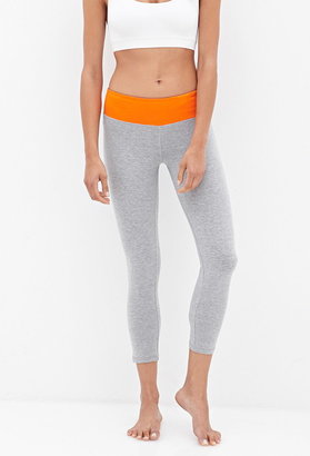 Forever 21 Colorblocked Yoga Capris