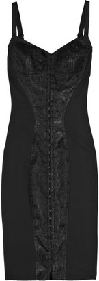 Dolce & Gabbana Stretch-crepe and lace dress