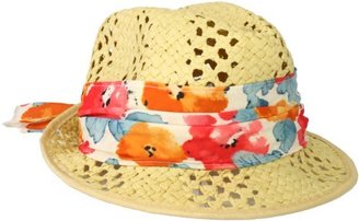 San Diego Hat Company San Diego Hat Women's Pulled-Back Tie Fedora Hat