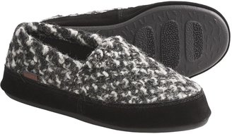 Acorn Chunky Tweed Moc Slippers (For Women)