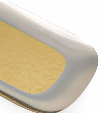 Alessi Dressed 24 Karat Gold-Plated Long Tray