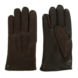 UGG Wrangell Brown Leather Men’s Smart Glove