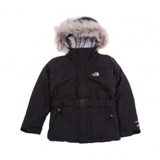 The North Face Greenland fur style hooded jacket Noir